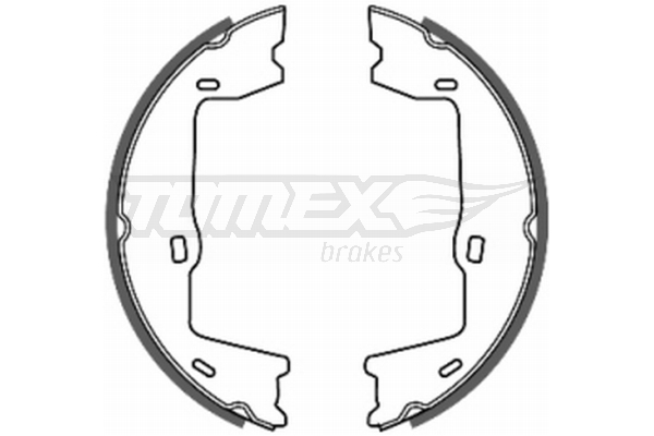 Sada brzdových čelistí TOMEX Brakes